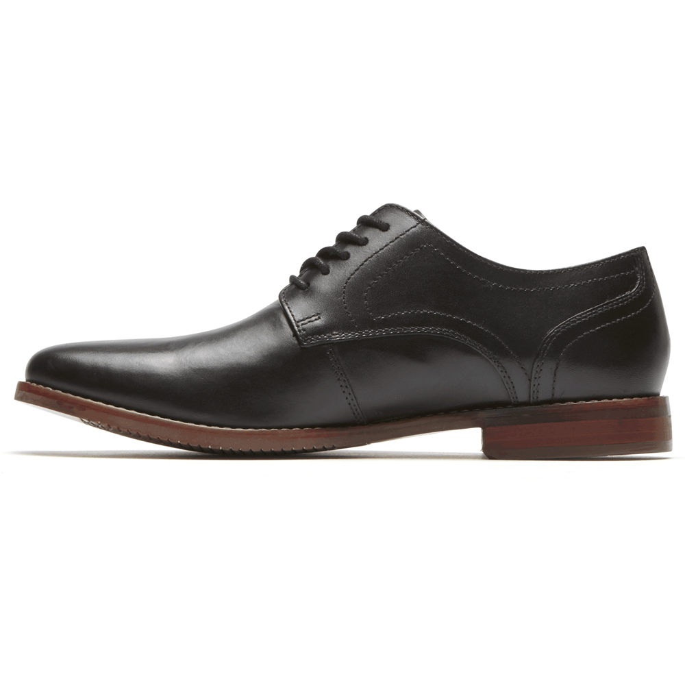 Rockport Oxfords For Mens Black - Style Purpose Plain Toe - PB1428396